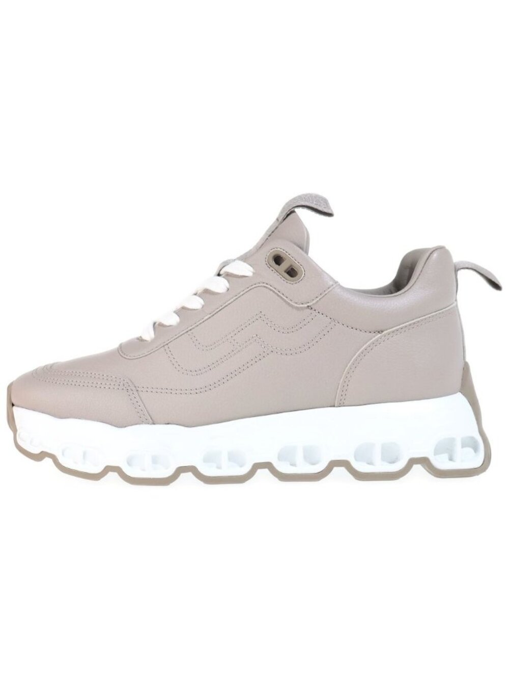 Hermes Impulse Chaine D'ancre Low-Top Sneakers Greige